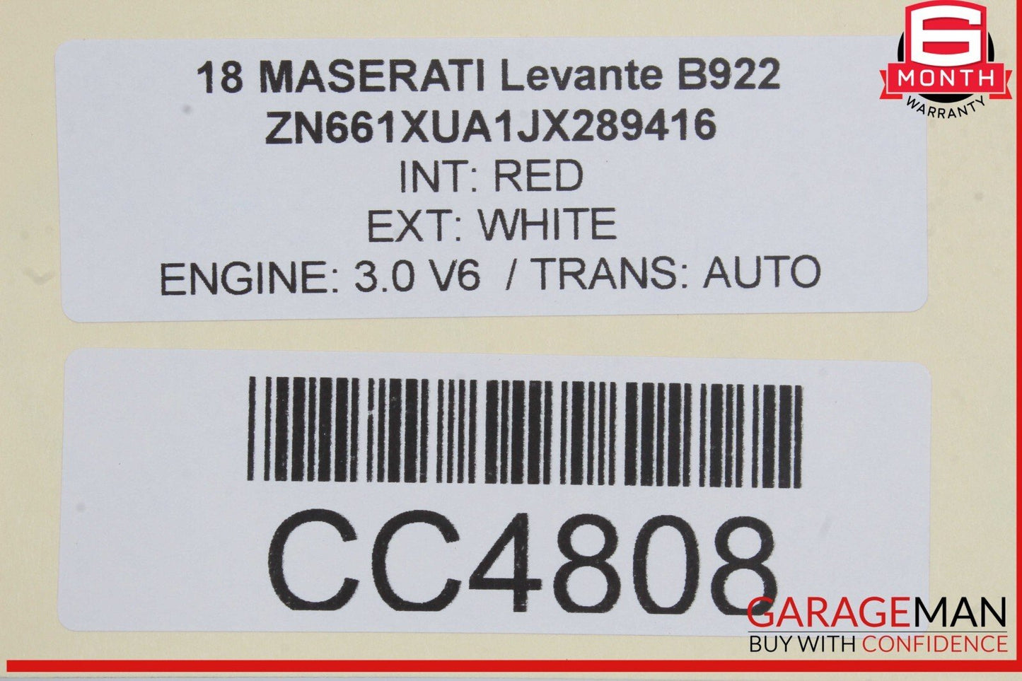 17-20 Maserati Levante M161 Interior Door Panel Front Left Side OEM