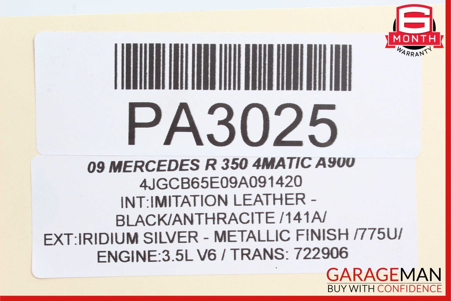 06-13 Mercedes W251 R350 GL450 Front Right Side Door Control Module Unit OEM