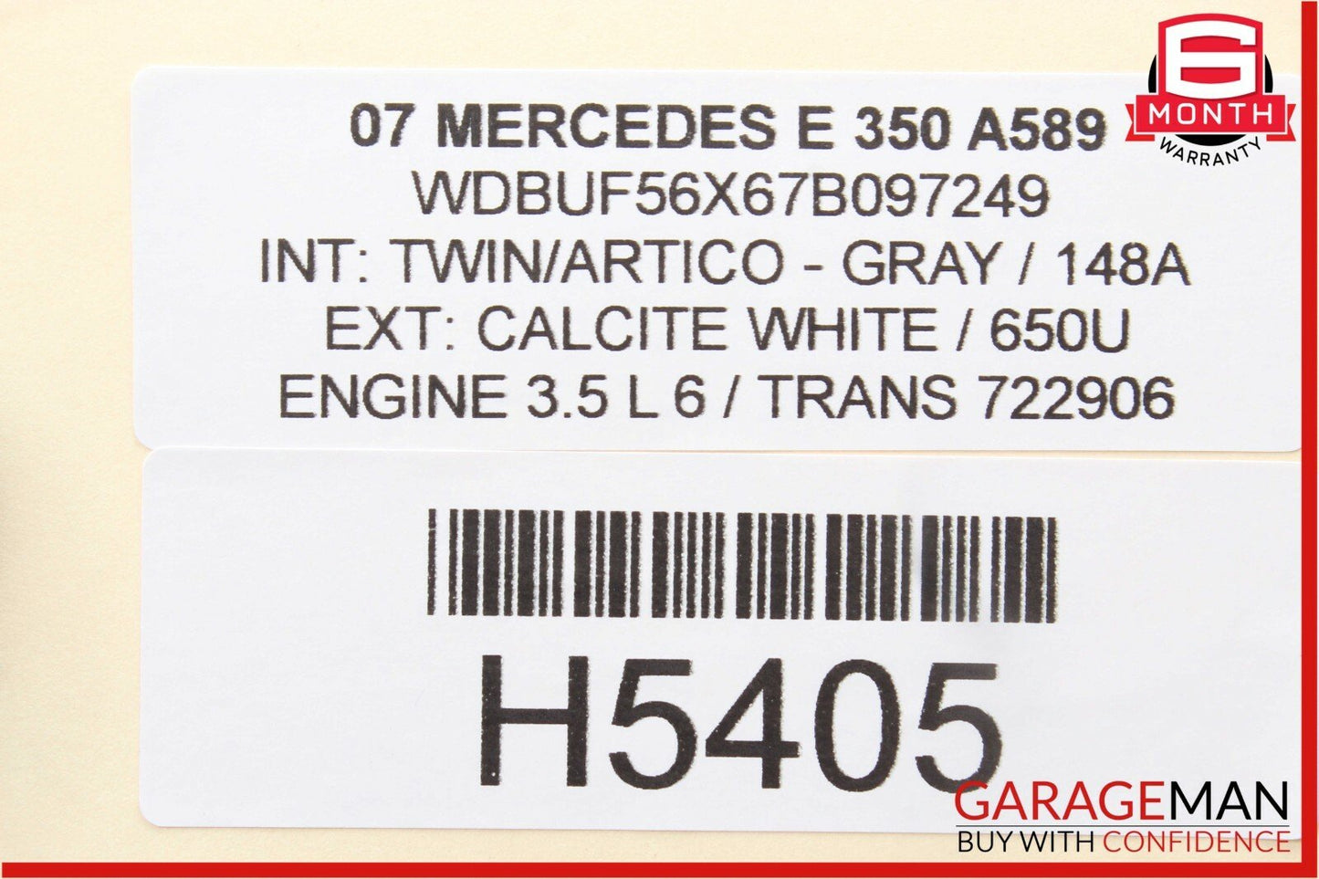 03-09 Mercedes E500 E320 E350 Rear Left Side Door Lock Latch Actuator OEM