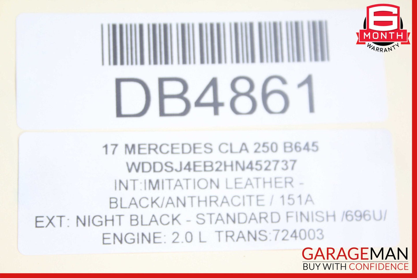 14-18 Mercedes W117 CLA250 Front Right Side Wing Fender Panel Cover OEM