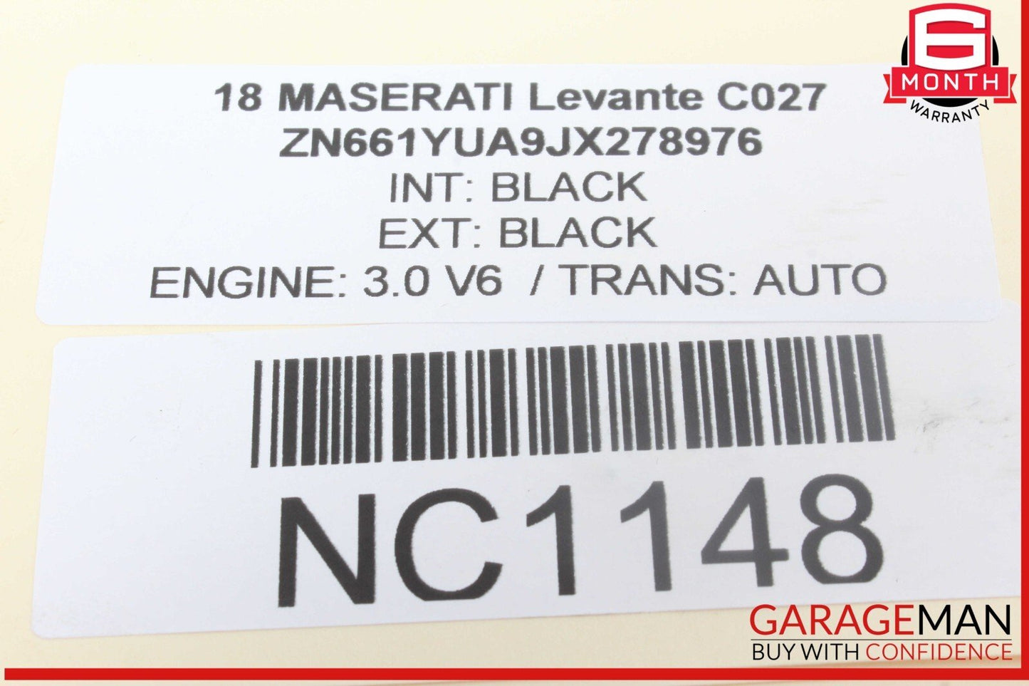 17-20 Maserati Levante Front Ashtray Ash Tray B0903585 OEM