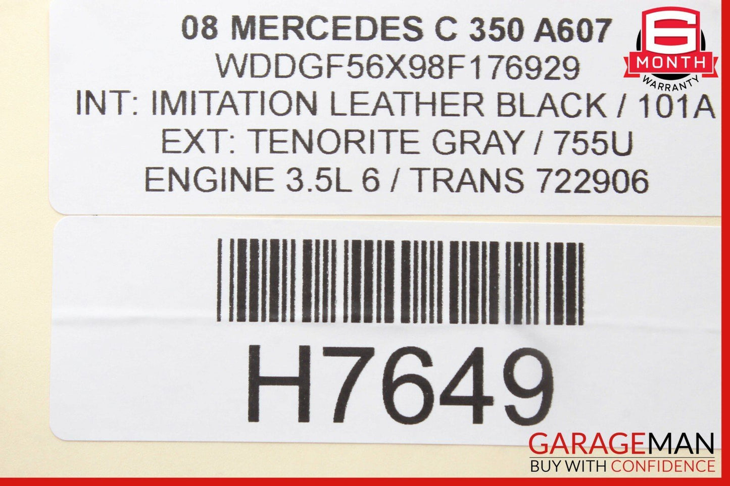 08-11 Mercedes W204 C350 Climate Control Surround Trim Cover Panel OEM