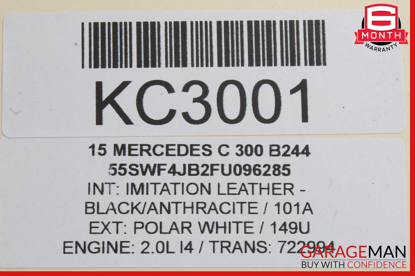 15-20 Mercedes W205 C300 Front Windshield Wiper Motor Linkage 2058200740 OEM