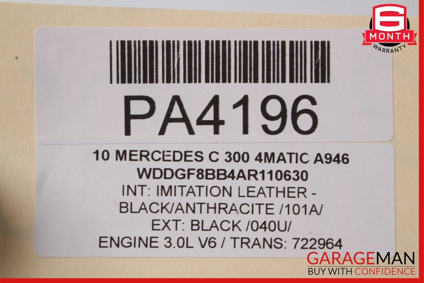08-17 Mercedes W204 C250 GLK350 E400 AC A/C Air Conditioning Condenser OEM