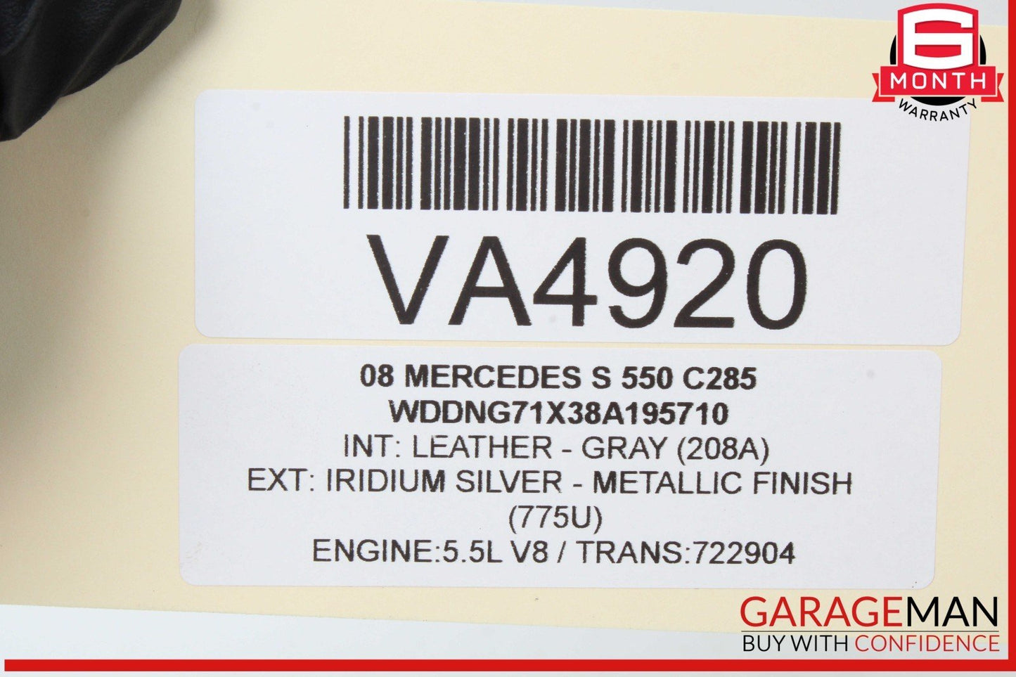 07-13 Mercedes W221 S550 S400 Rear Right or Left Side Door Control Module OEM