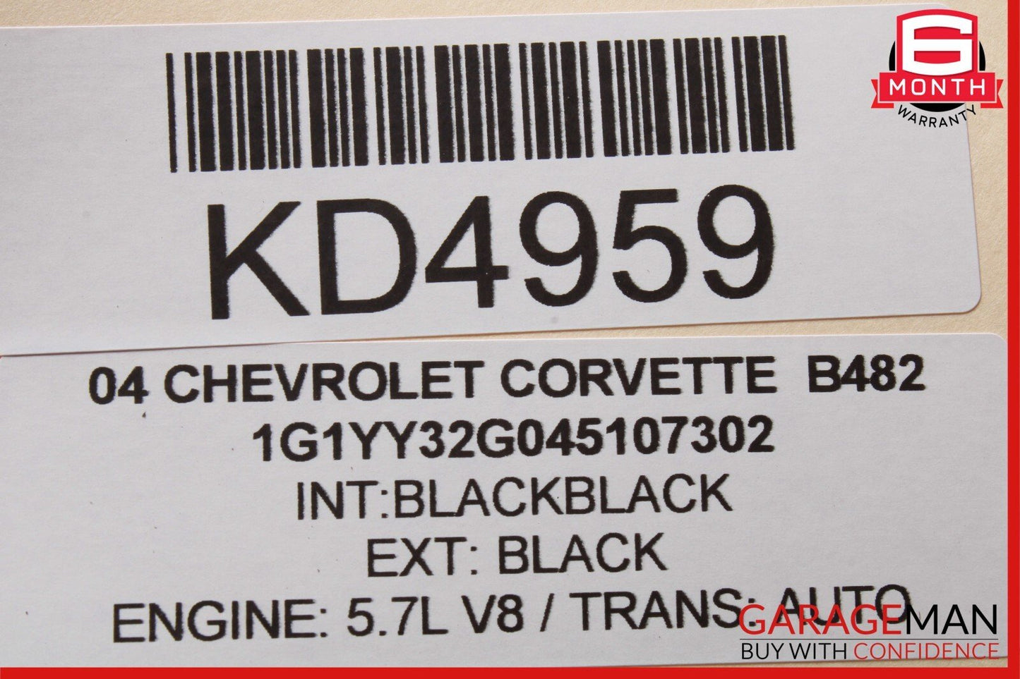 97-04 Chevrolet Corvette Front Right Passenger Side Lower Control Arm OEM