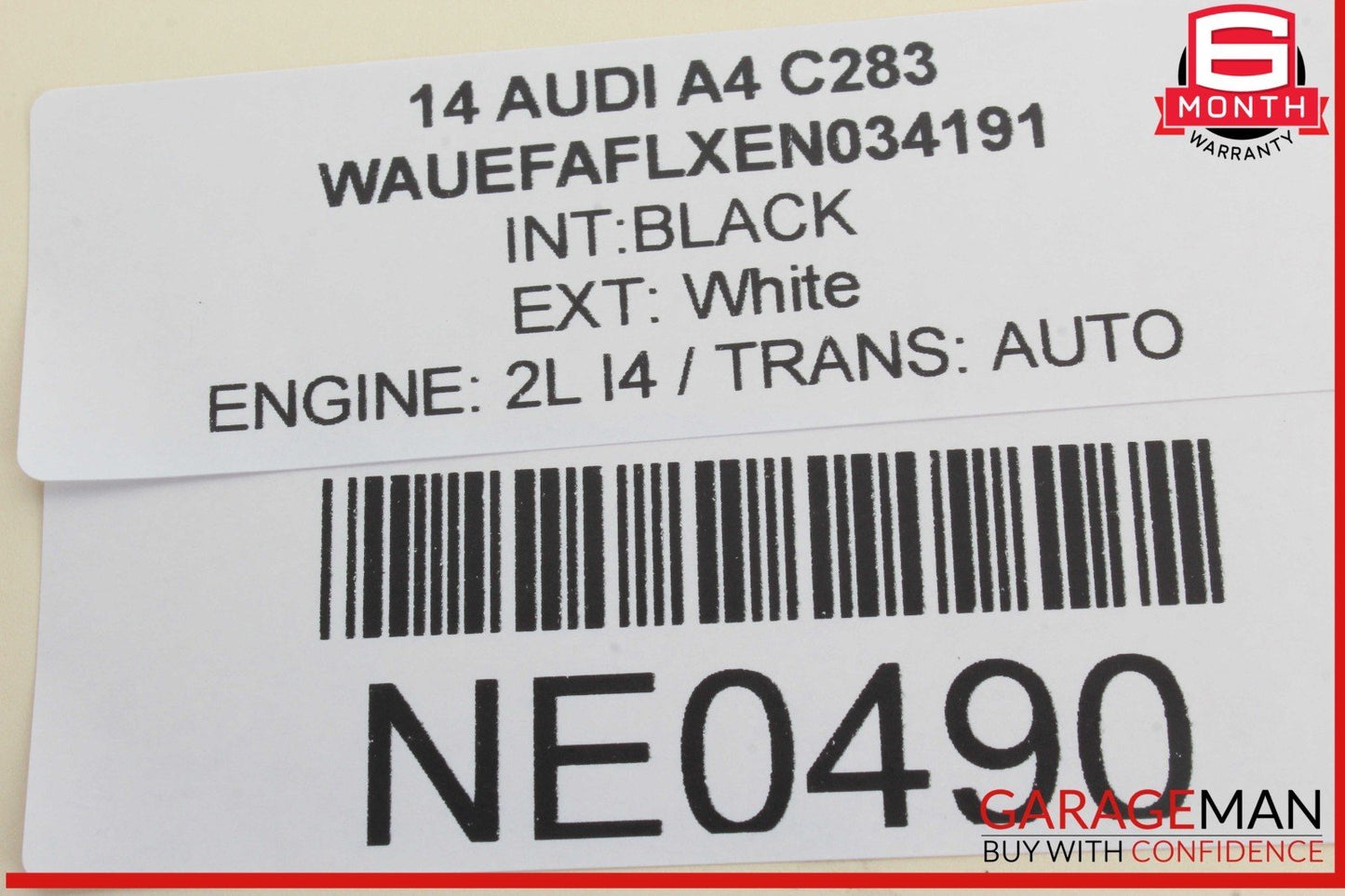 09-16 Audi A4 Front Left Driver Side Window Regulator Motor 8K0959801A OEM