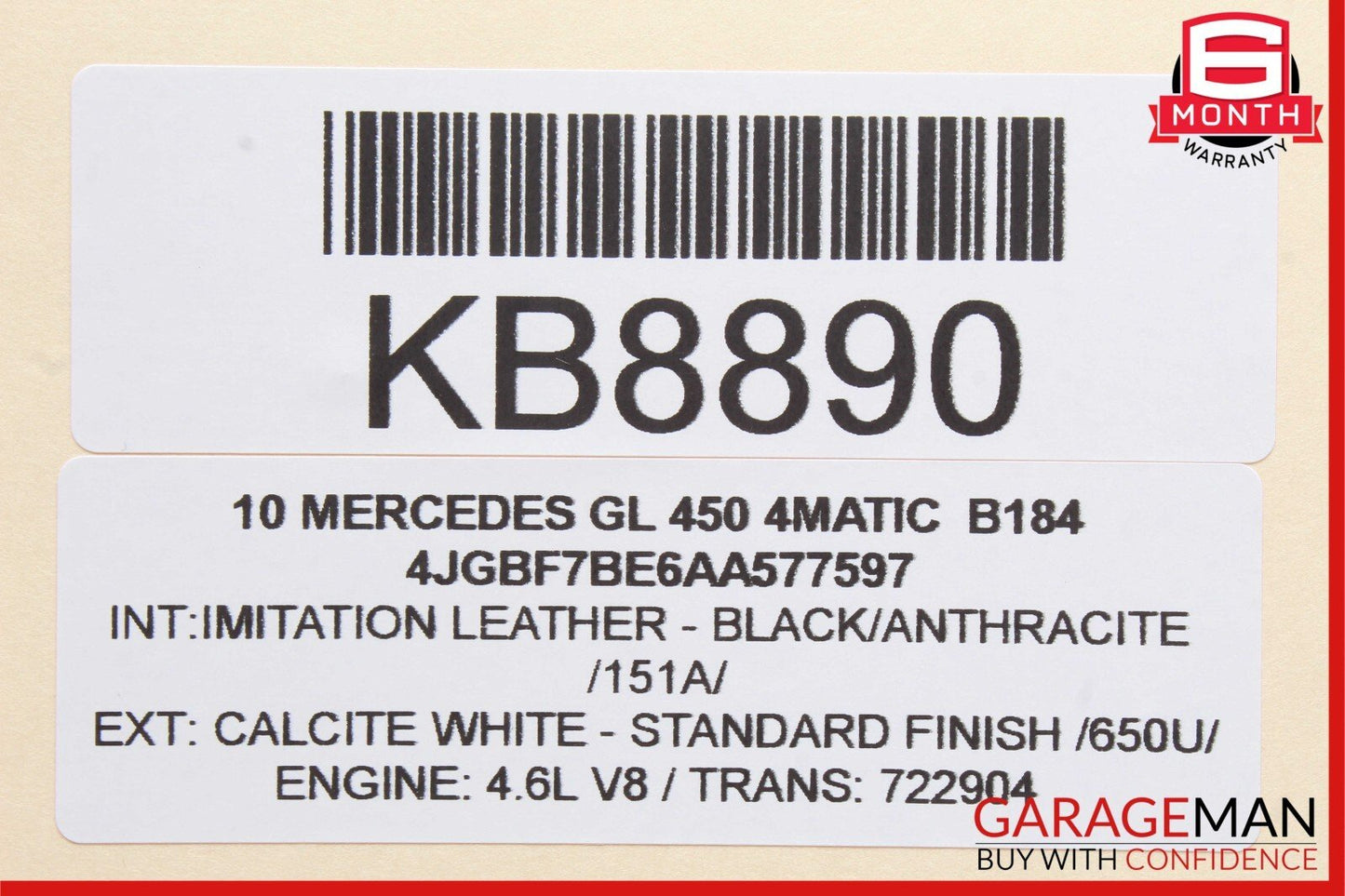 07-12 Mercedes X164 GL450 GL350 Rear Right And Left Seat Fold Control Switch OEM