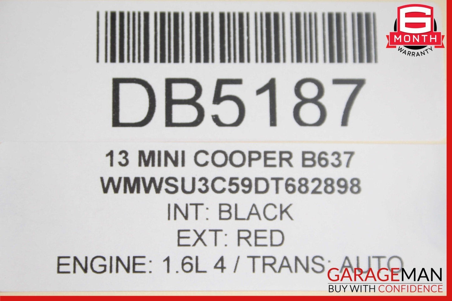 14-19 Mini Cooper Hardtop Rear Suspension Cradle Crossmember Cross Member OEM