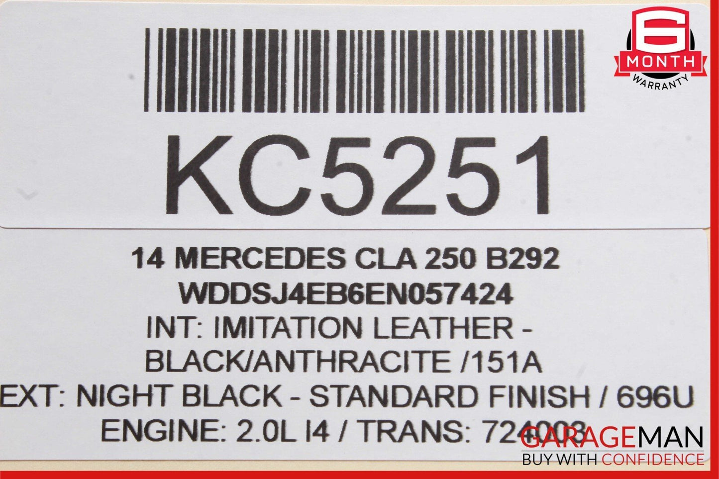 14-18 Mercedes W117 CLA250 Center Dash Radio CD Player Trim Bezel Cover OEM