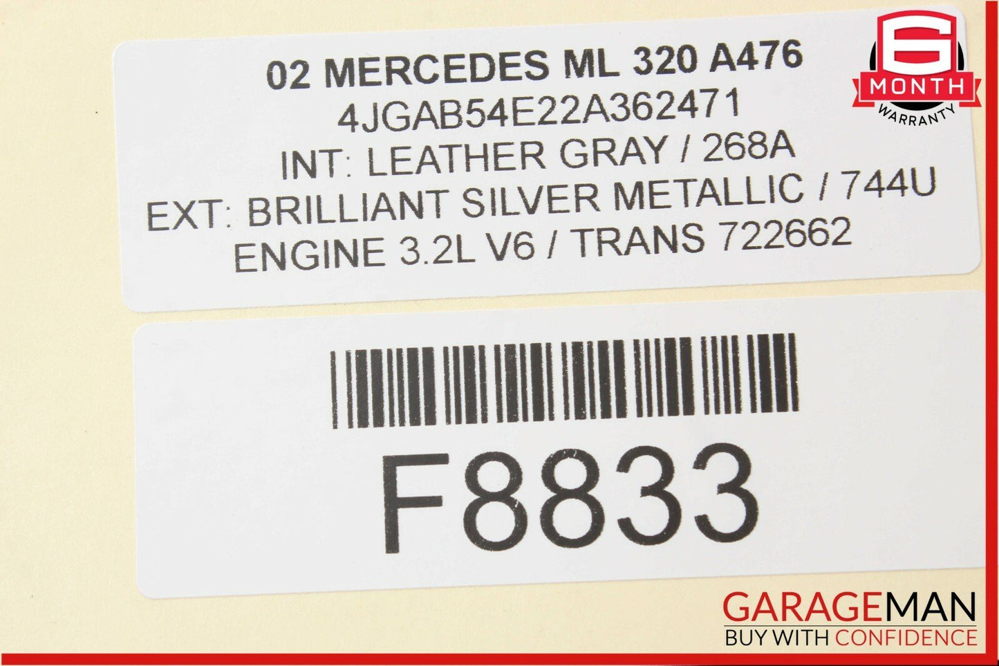 98-05 Mercedes W163 ML320 ML500 6 Disc CD Changer Player w/ Magazine MC3111 OEM