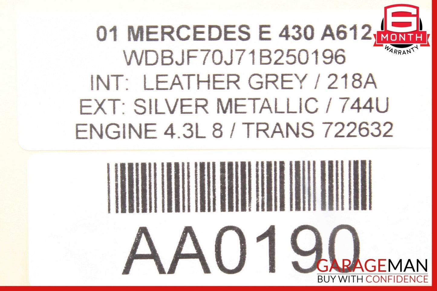 98-02 Mercedes W210 E320 E300 Front Left SAM Fuse Relay Junction Box OEM