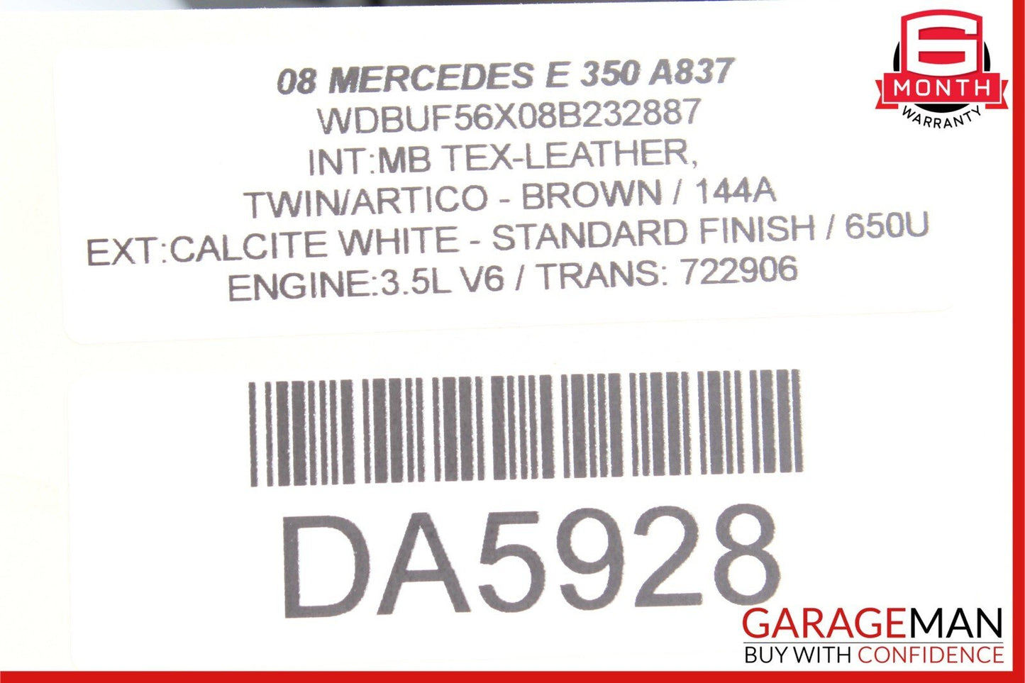 07-09 Mercedes W211 E350 E500 Front Left & Right Door Audio Sound Speaker Set