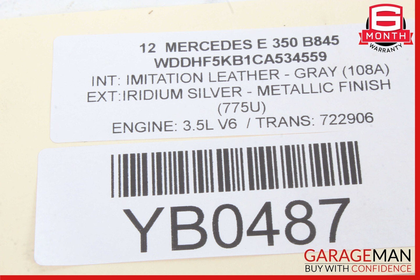 12-16 Mercedes W212 E350 SLK350 GLE350 3.5L V6 Valeo Engine Starter Motor Unit