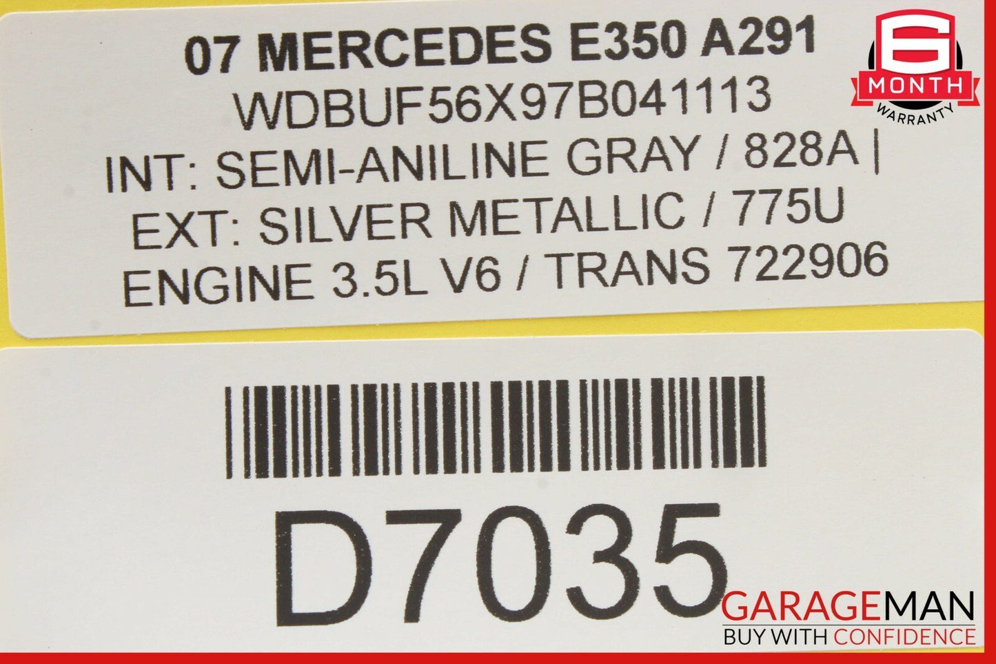 03-11 Mercedes W211 E350 CLS500 Front Right Side Under Seat Control Module Unit