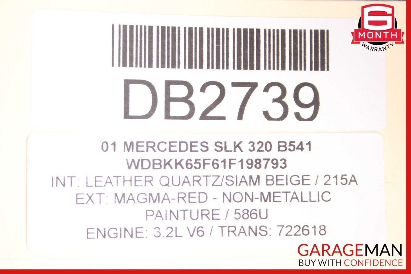 97-04 Mercedes R170 SLK230 Radiator A/C Cooling Air Conditioning Condenser Assy