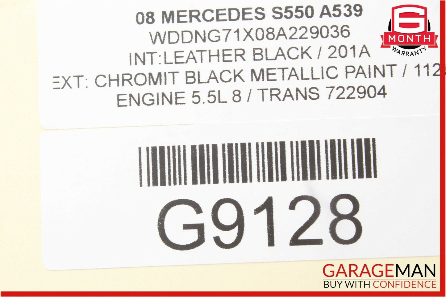 07-13 Mercedes W221 S550 Rear Left Side Keyless Go Door Lock Latch Actuator OEM