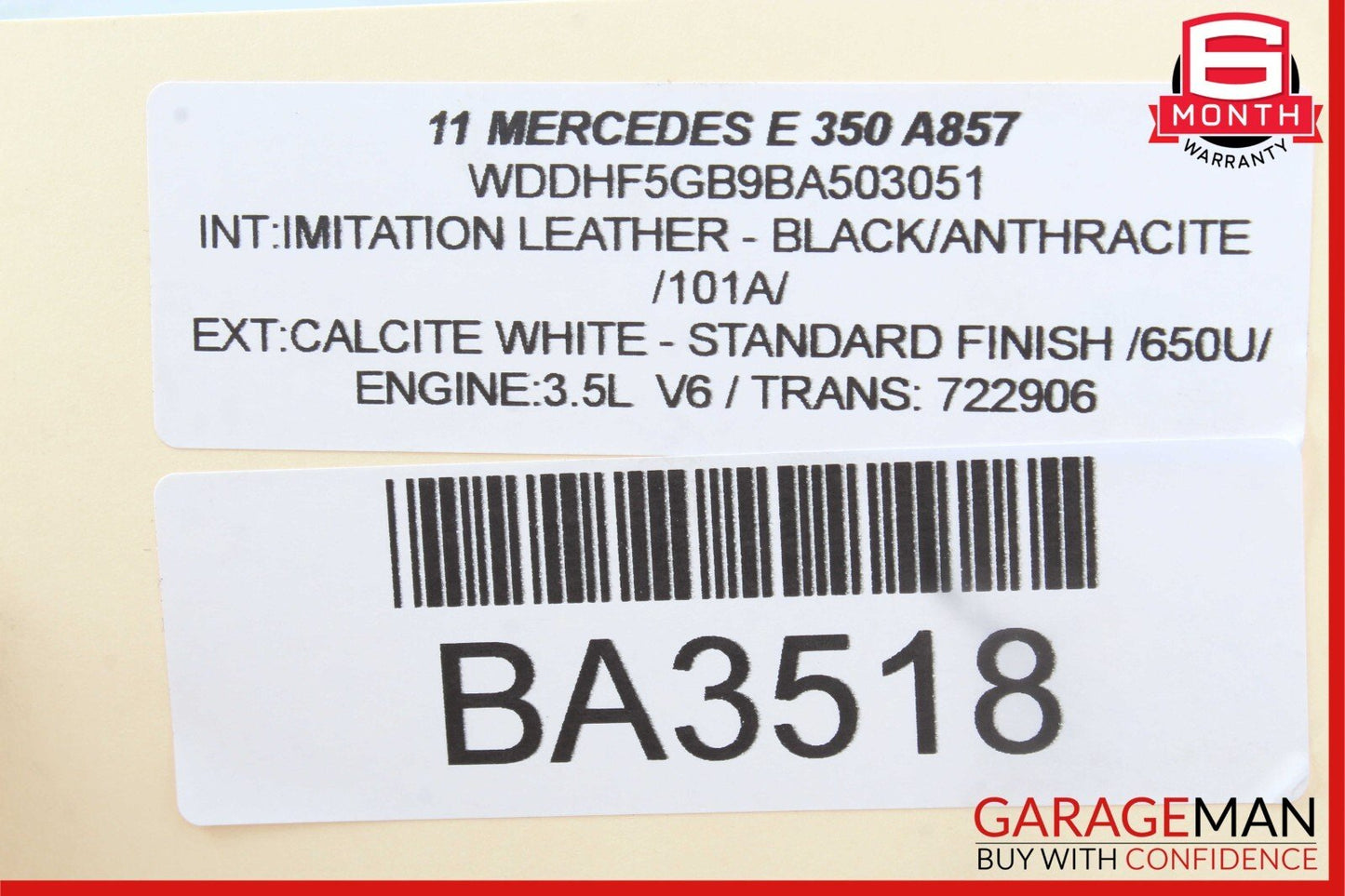 08-18 Mercedes E350 GLK350 C300 CLS400 Front Left Side Door Lock Latch Actuator