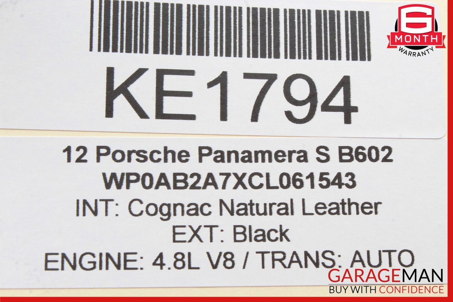 10-15 Porsche Panamera S Rear View Camera Control Module Unit 97061873302 OEM