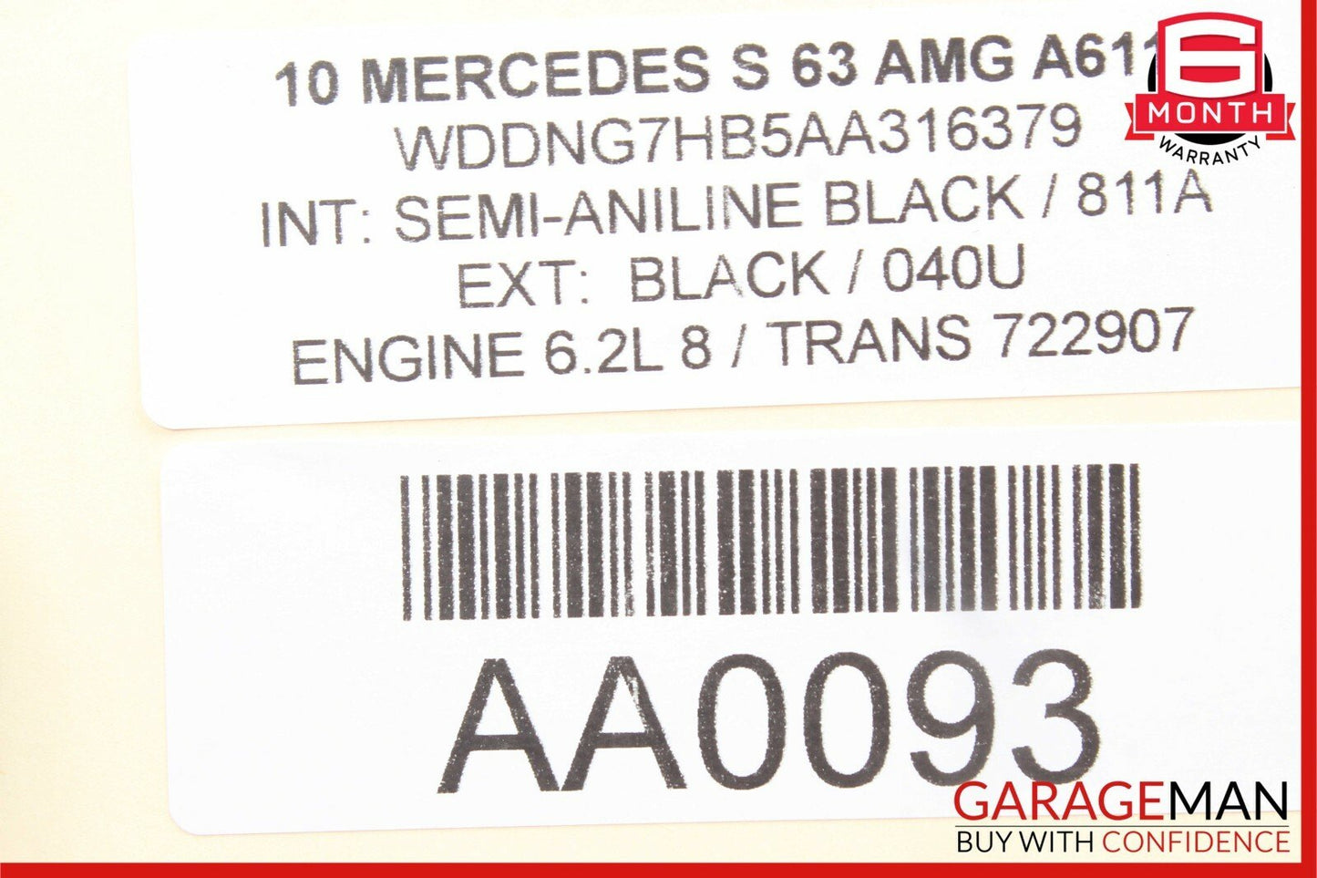 07-14 Mercedes CL550 S550 S63 AMG Headlight Switch Night Vision Controller OEM