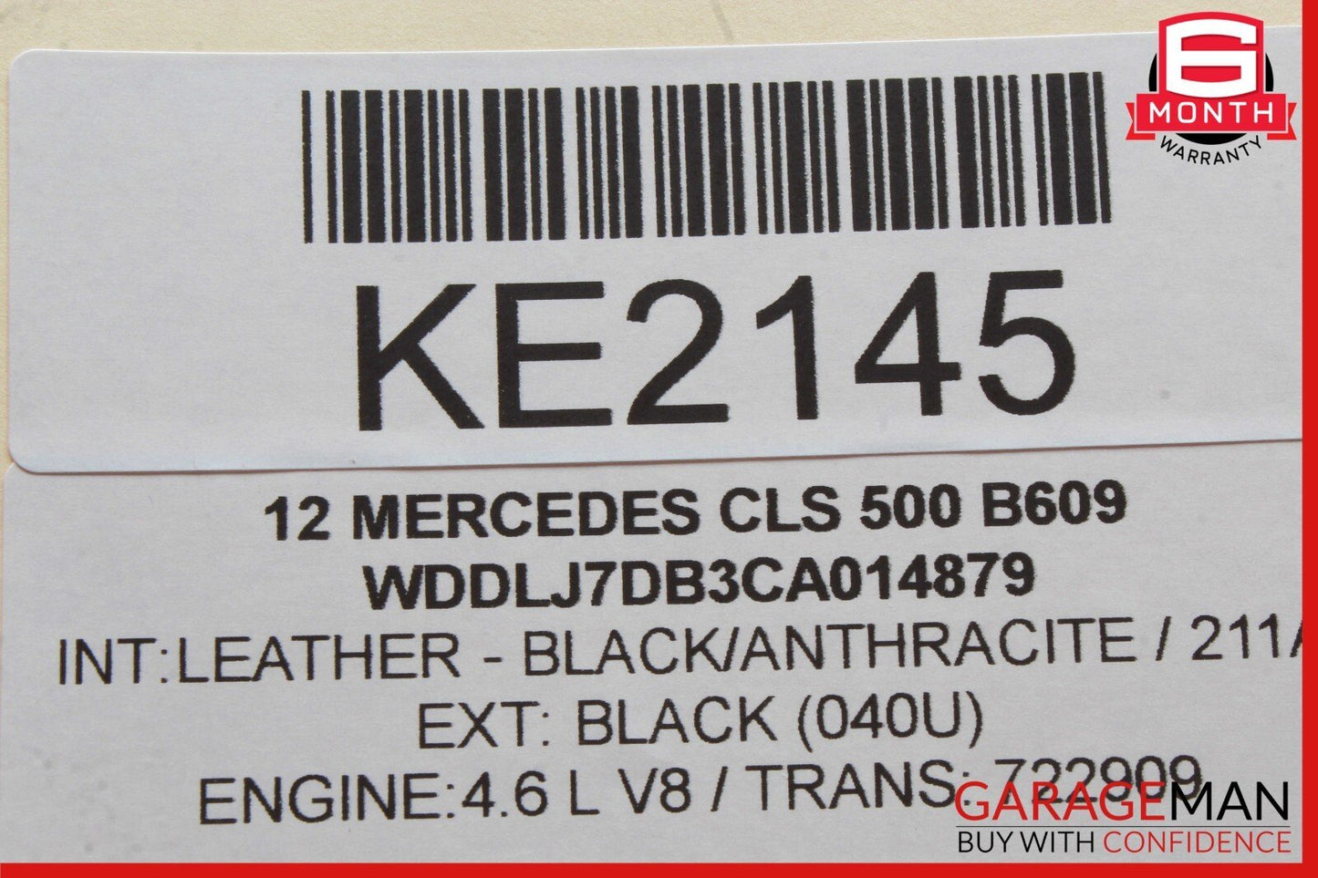 10-16 Mercedes CLS550 E550 E350 C300 Front Active Lane Assist Front Camera