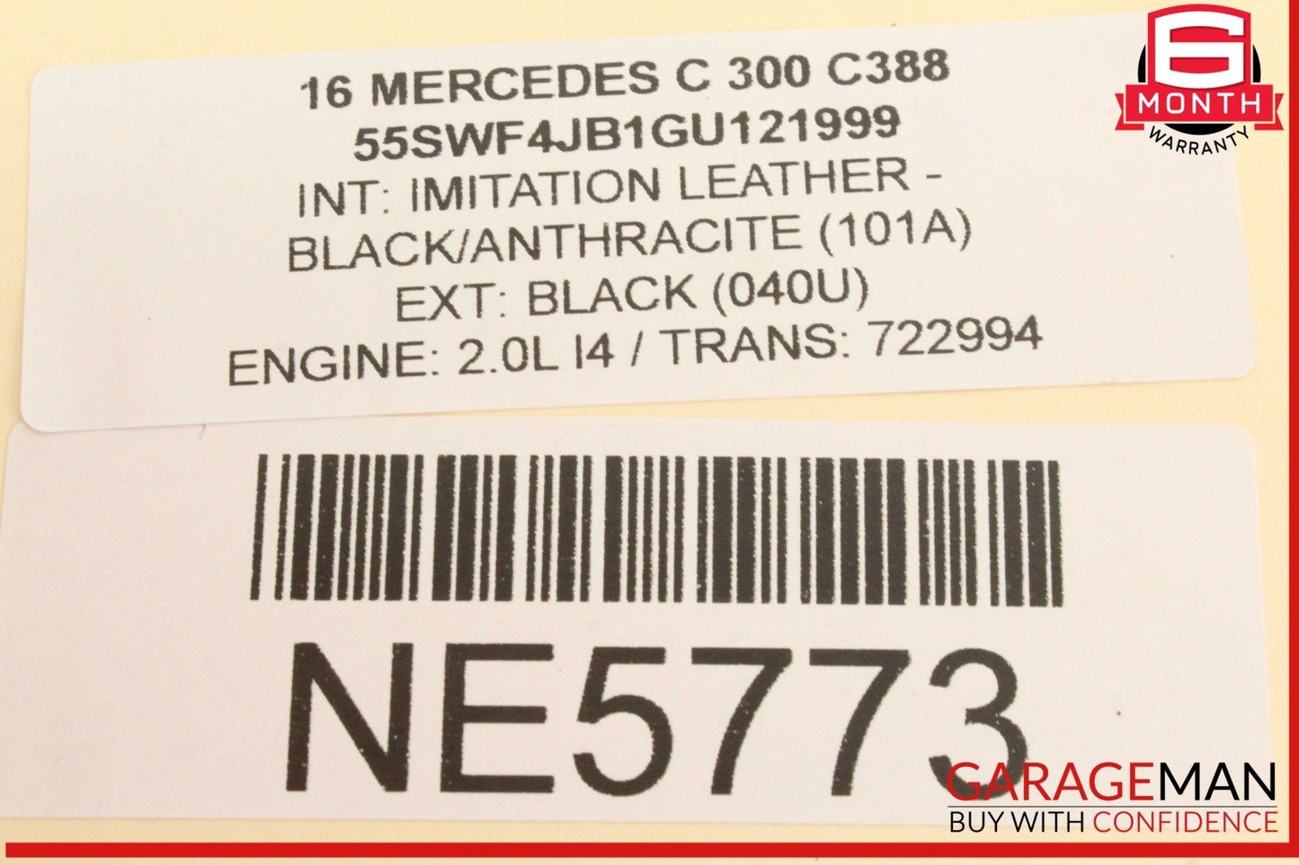 15-20 Mercedes W205 C300 Front Left Side Exterior Door Handle Keyless Go OEM