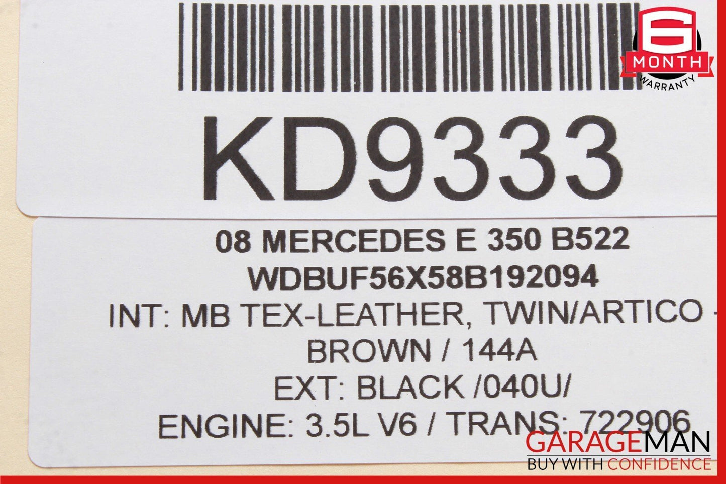 07-15 Mercedes W211 E350 S550 CL550 CLK550 Engine Coolant Motor Water Pump OEM