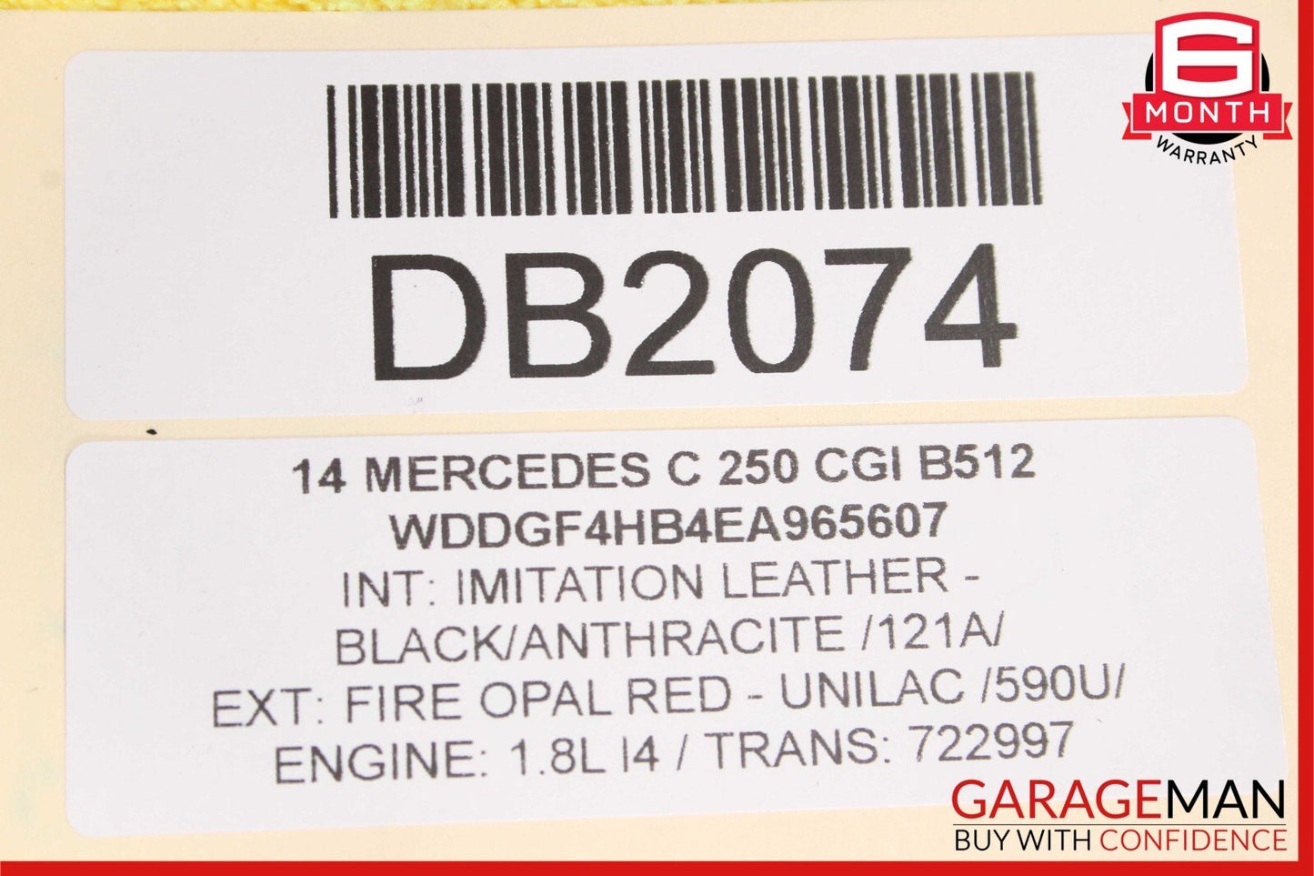 08-14 Mercedes W204 C350 Sedan Front Right Interior Door Panel Trim Cover Assy