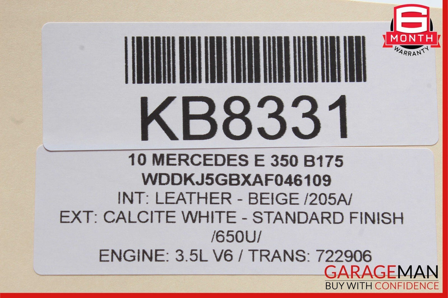 10-17 Mercedes W207 E550 E350 E400 Front Left Side Door Tweeter Trim Cover Beige