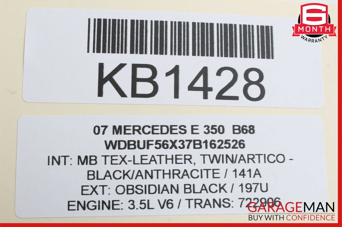 03-09 Mercedes W211 E320 E350 E63 AMG Rear Right Side Door Control Module Unit