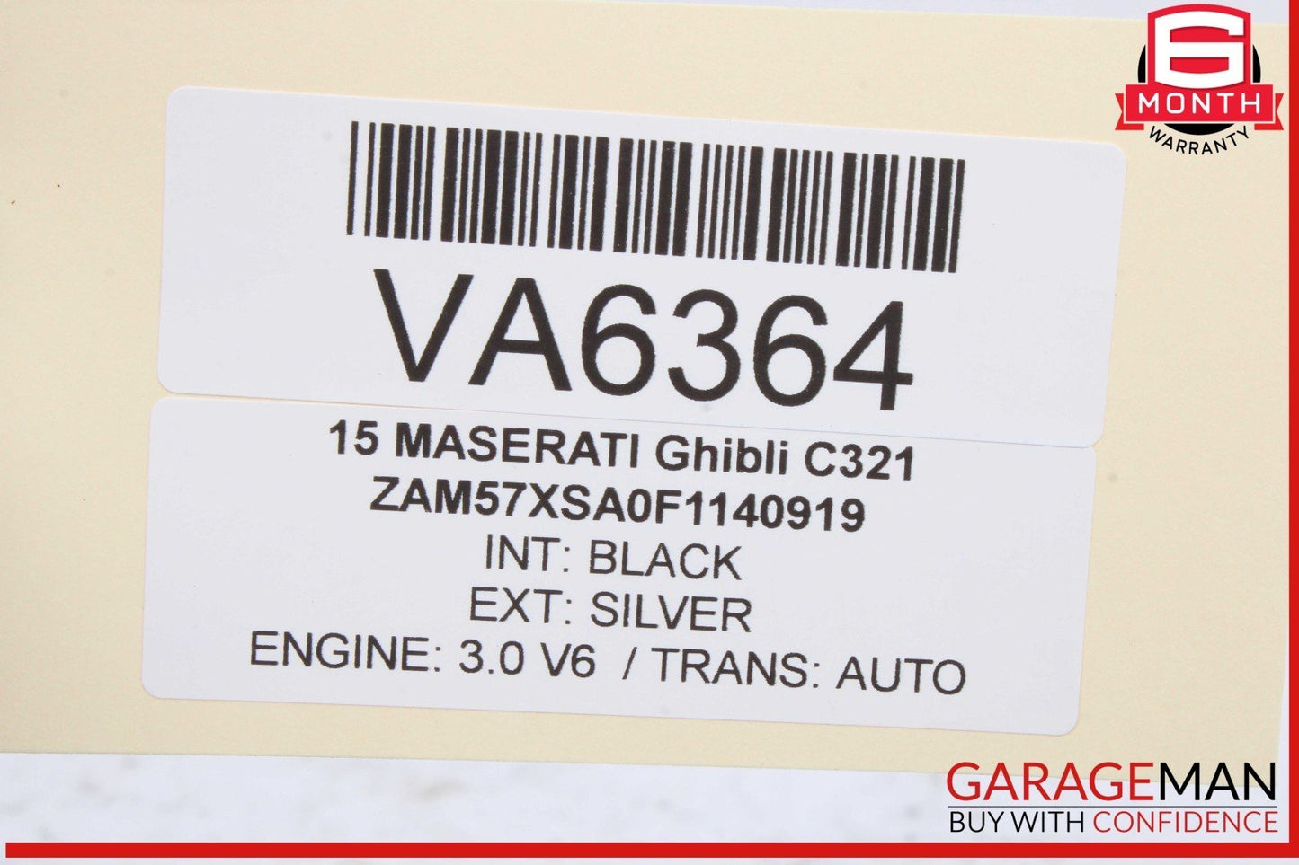 14-17 Maserati Ghibli ECU ECM Engine Computer Control Module Unit 670007174 OEM