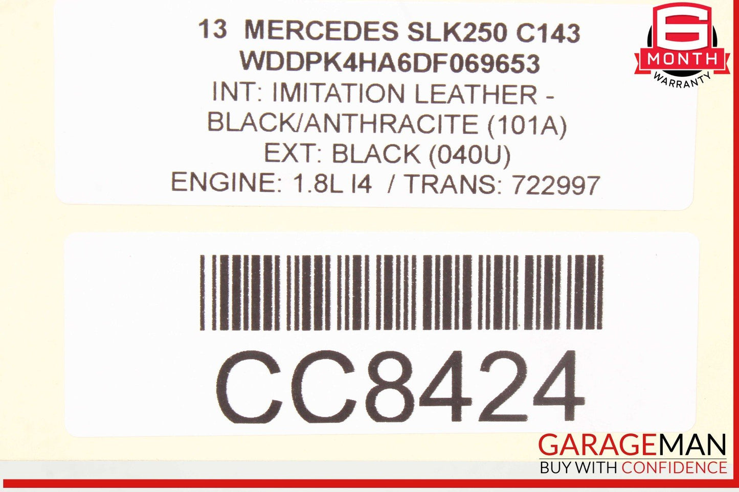 12-15 Mercedes R172 SLK250 Engine Cooling Radiator AC Air A/C Condenser OEM