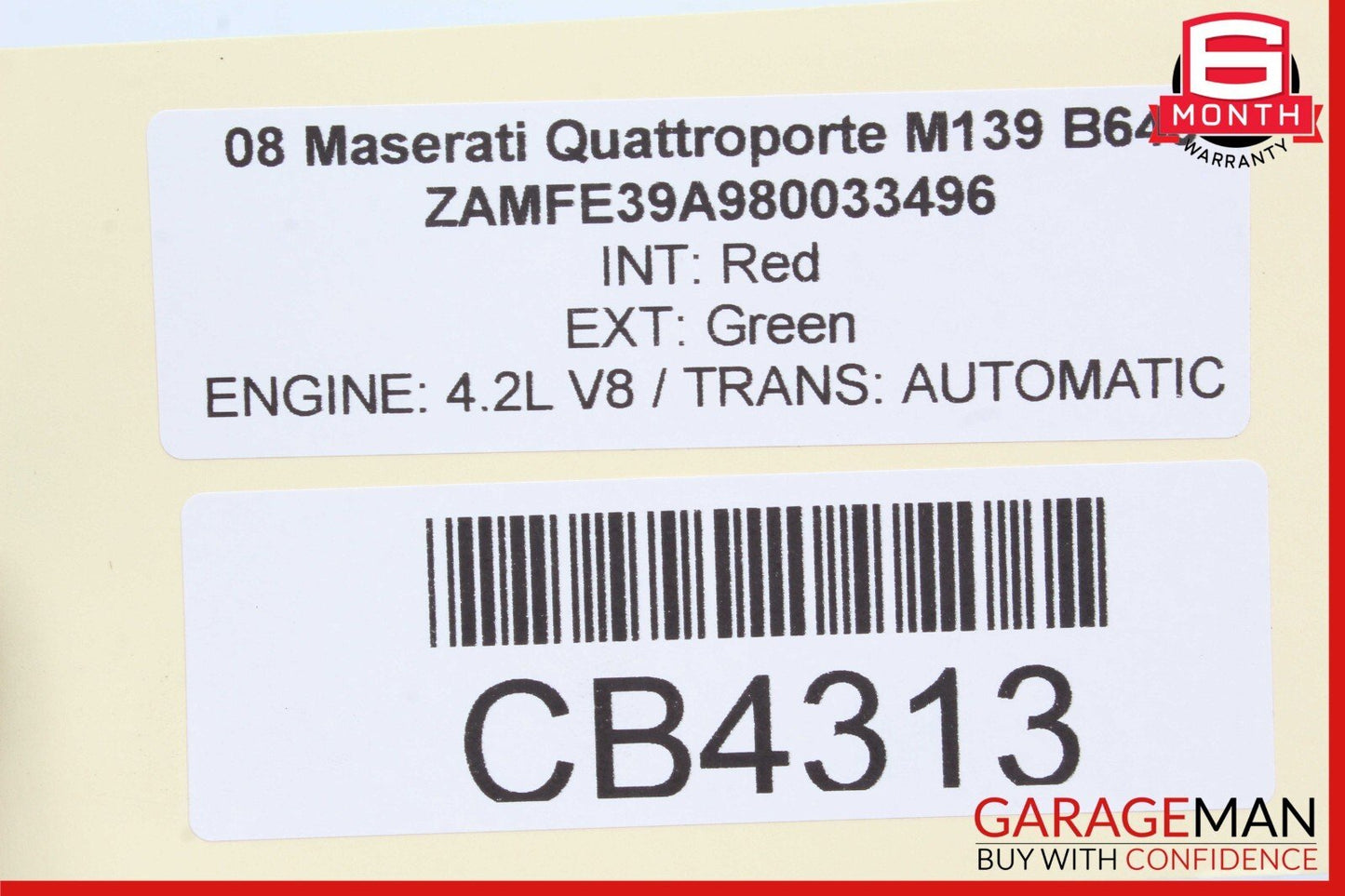 03-10 Maserati Quattroporte M139 Front Left Side Spindle Knuckle Hub Bearing