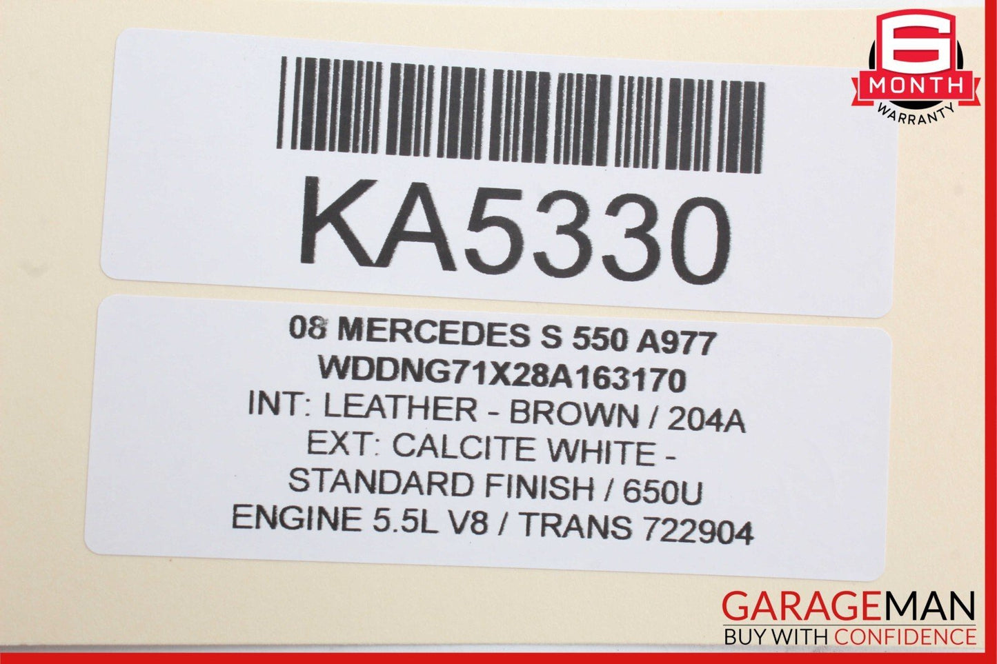 07-14 Mercedes S550 CL550 CL65 AMG Rear Trunk Lid Lock Latch Actuator Unit