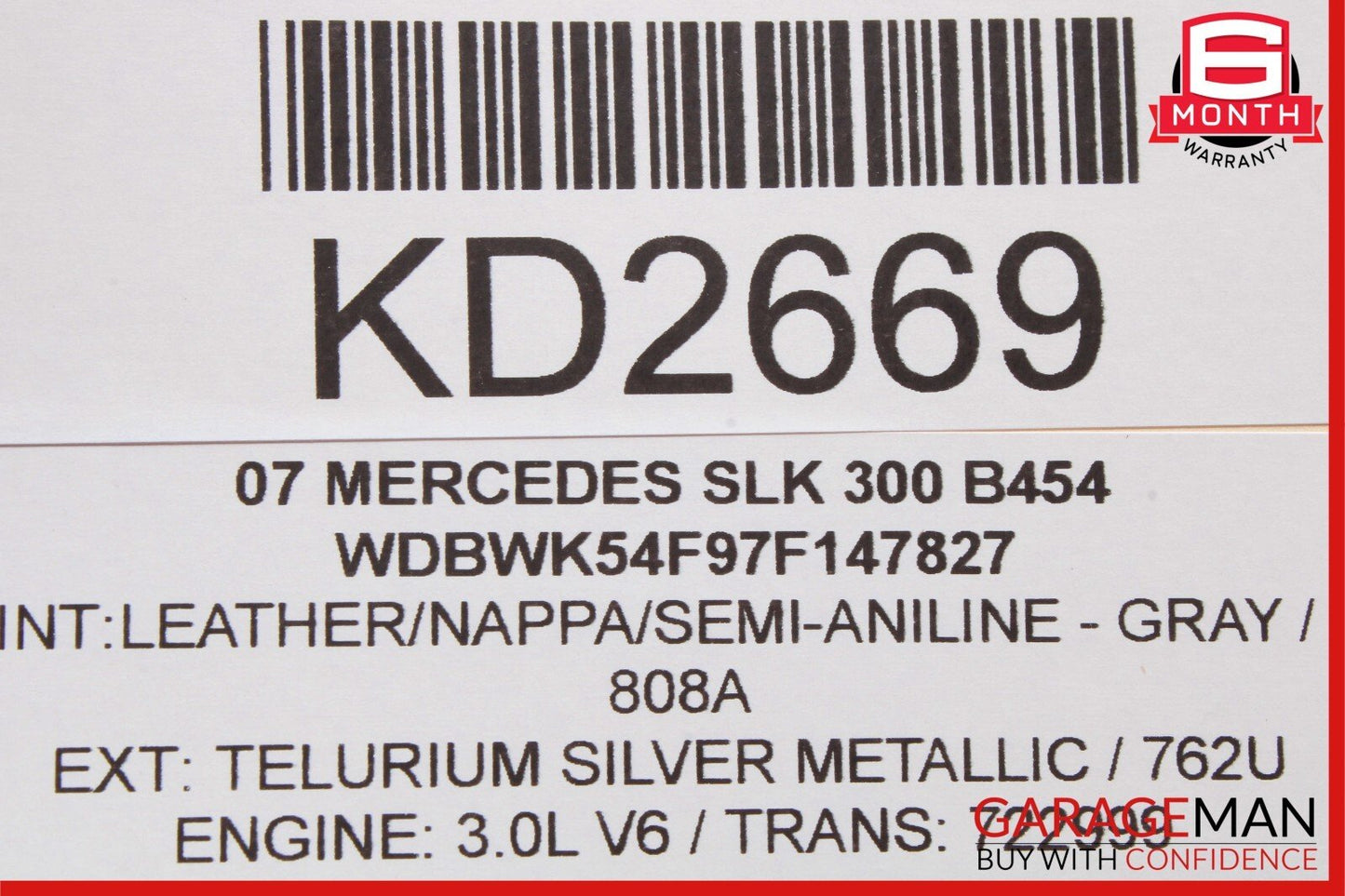 06-11 Mercedes R171 SLK300 CLK550 Engine Coolant Motor Water Pump Assembly OEM