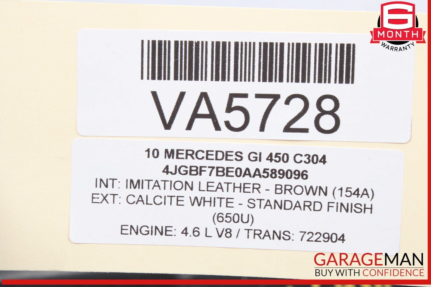 06-12 Mercedes X164 GL450 ML550 Upper Radiator Core Tie Bar Support OEM