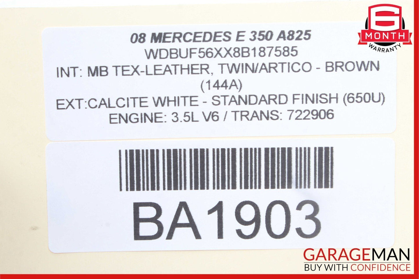 06-11 Mercedes W211 E350 E500 CLS350 Rear Right Side Door Control Module Unit