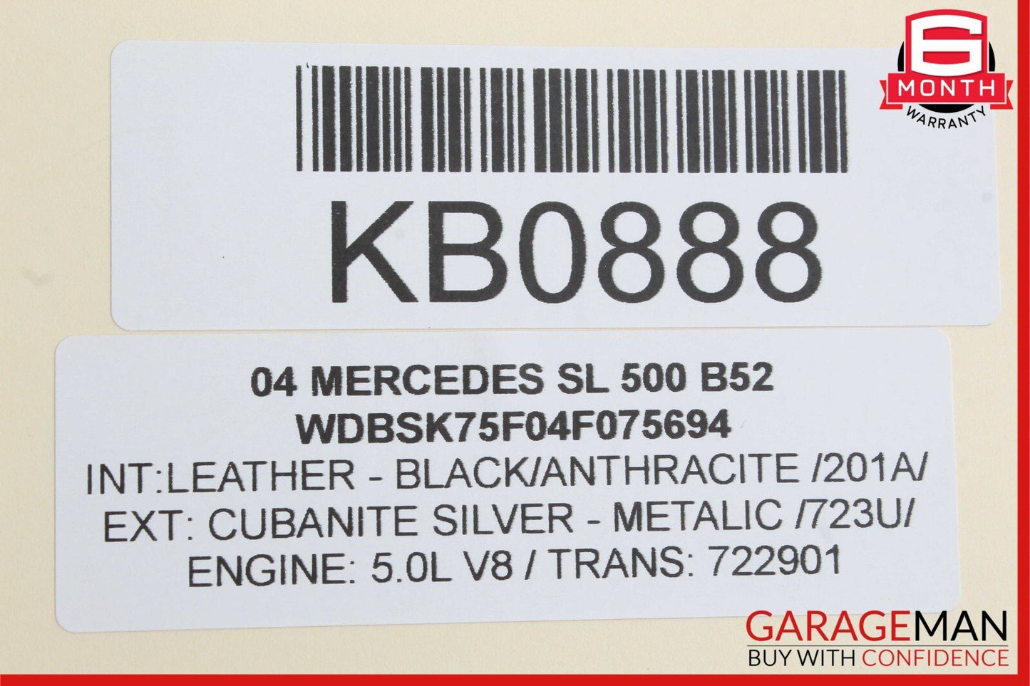 03-06 Mercedes R230 SL500 Rear Hydraulic Suspension Valve Block Remanufactured