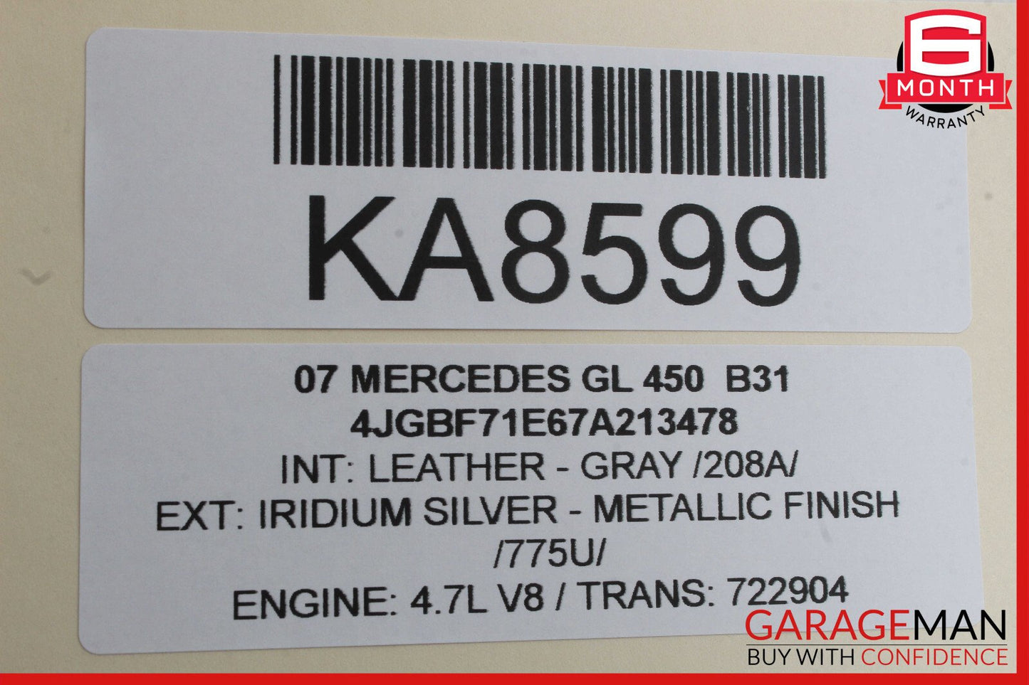 06-12 Mercedes X164 GL450 E350 Communication Control Module 2198200926 OEM