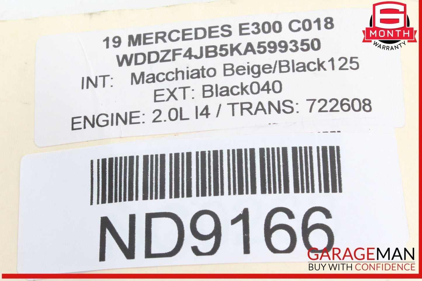 17-19 Mercedes W213 E300 Headlight Fog Light Switch Control Module OEM