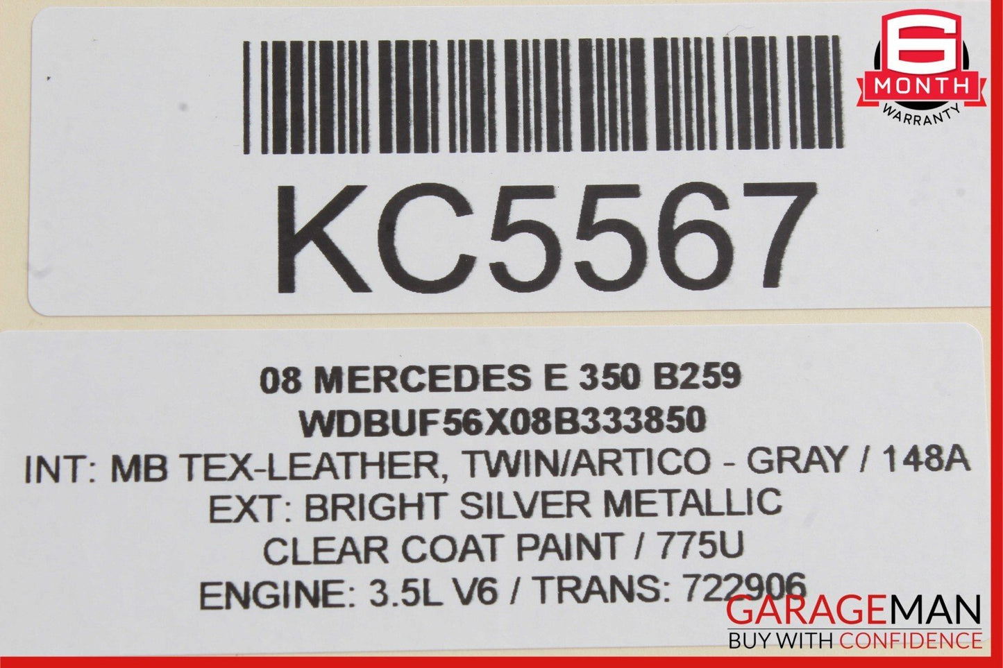 03-09 Mercedes W211 E350 E320 E550 Door Lock Latch Actuator Rear Left Side