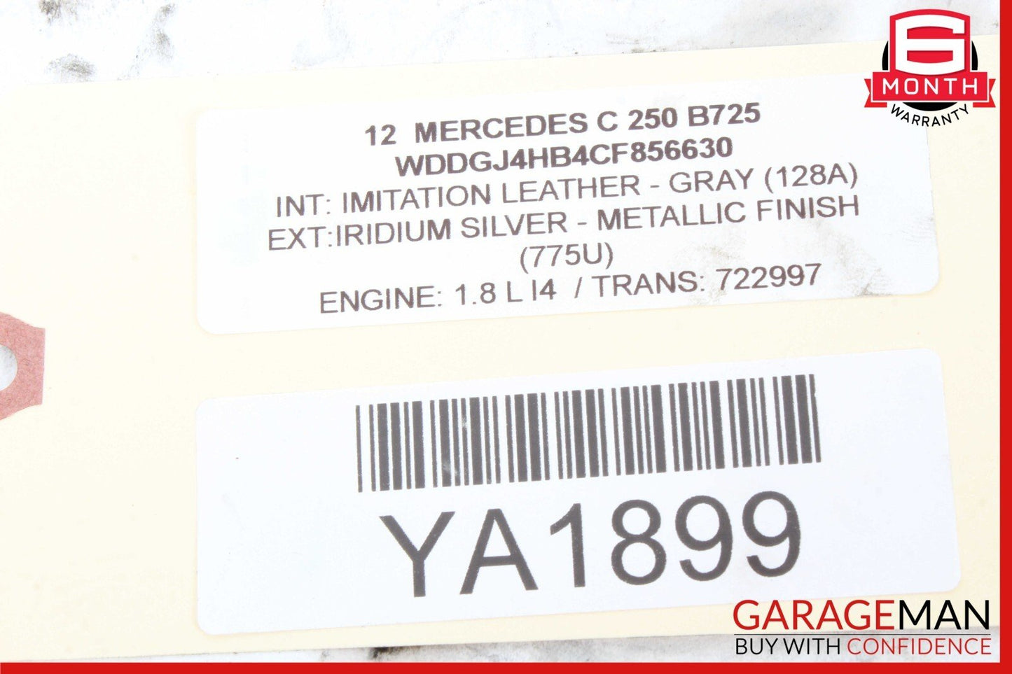 12-15 Mercedes W204 C250 SLK250 M271 Engine Starter Motor 0001107406 OEM