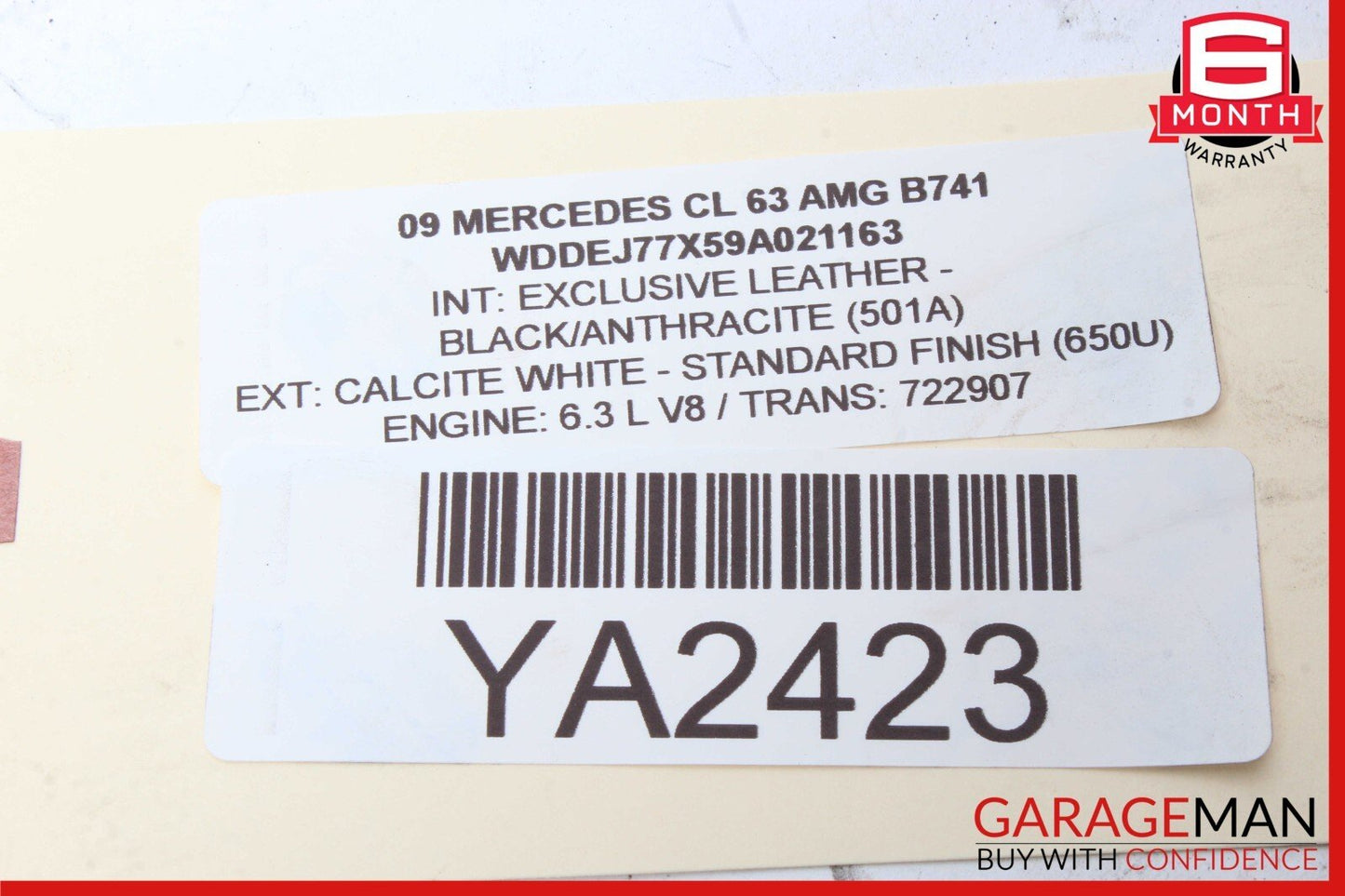 07-14 Mercedes W216 CL63 AMG Rear Right Wheel Carrier Spindle Knuckle Hub OEM