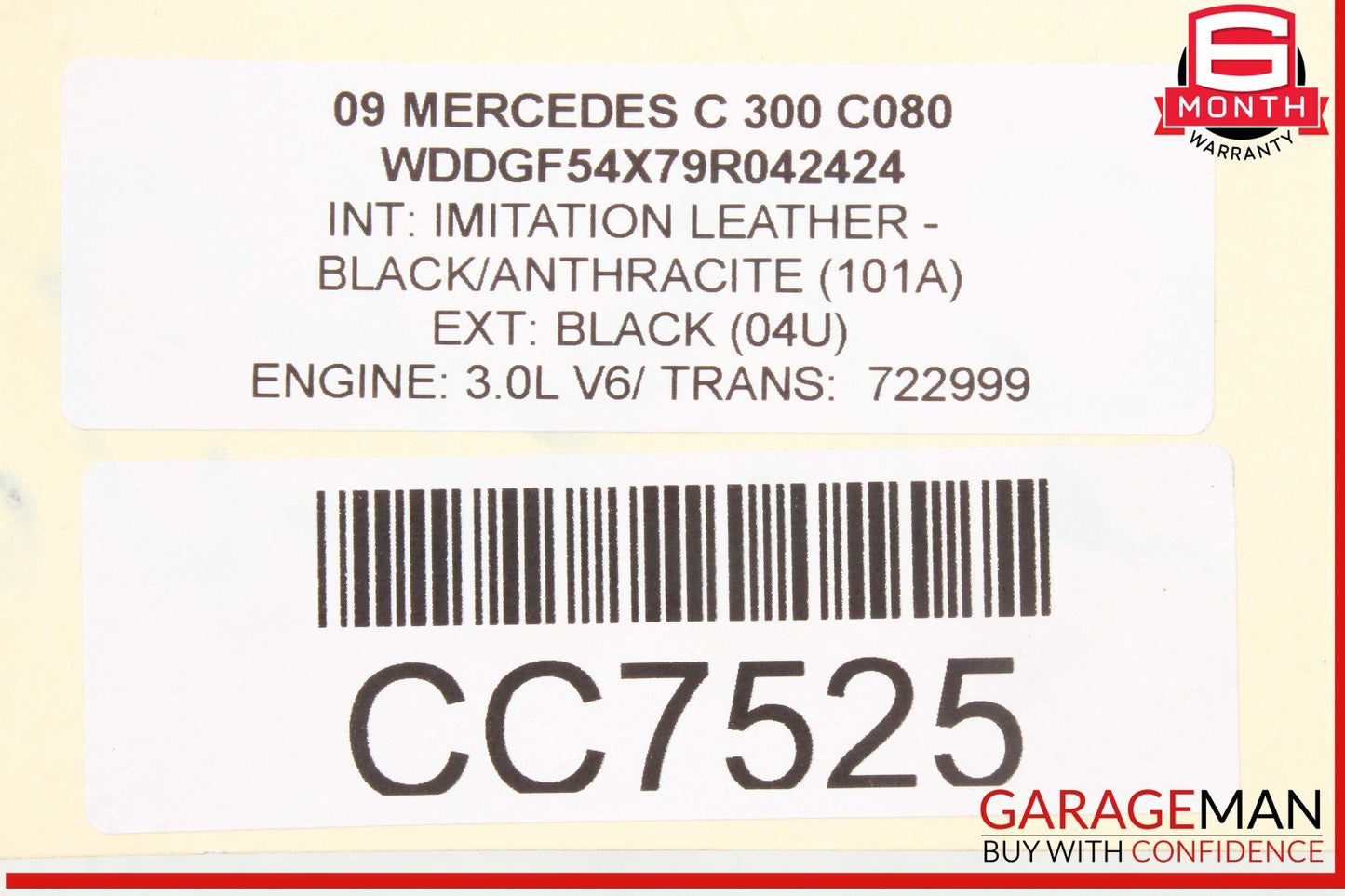 08-14 Mercedes W204 C250 C300 Power Steering Rack & Pinion RWD 2044605900 OEM