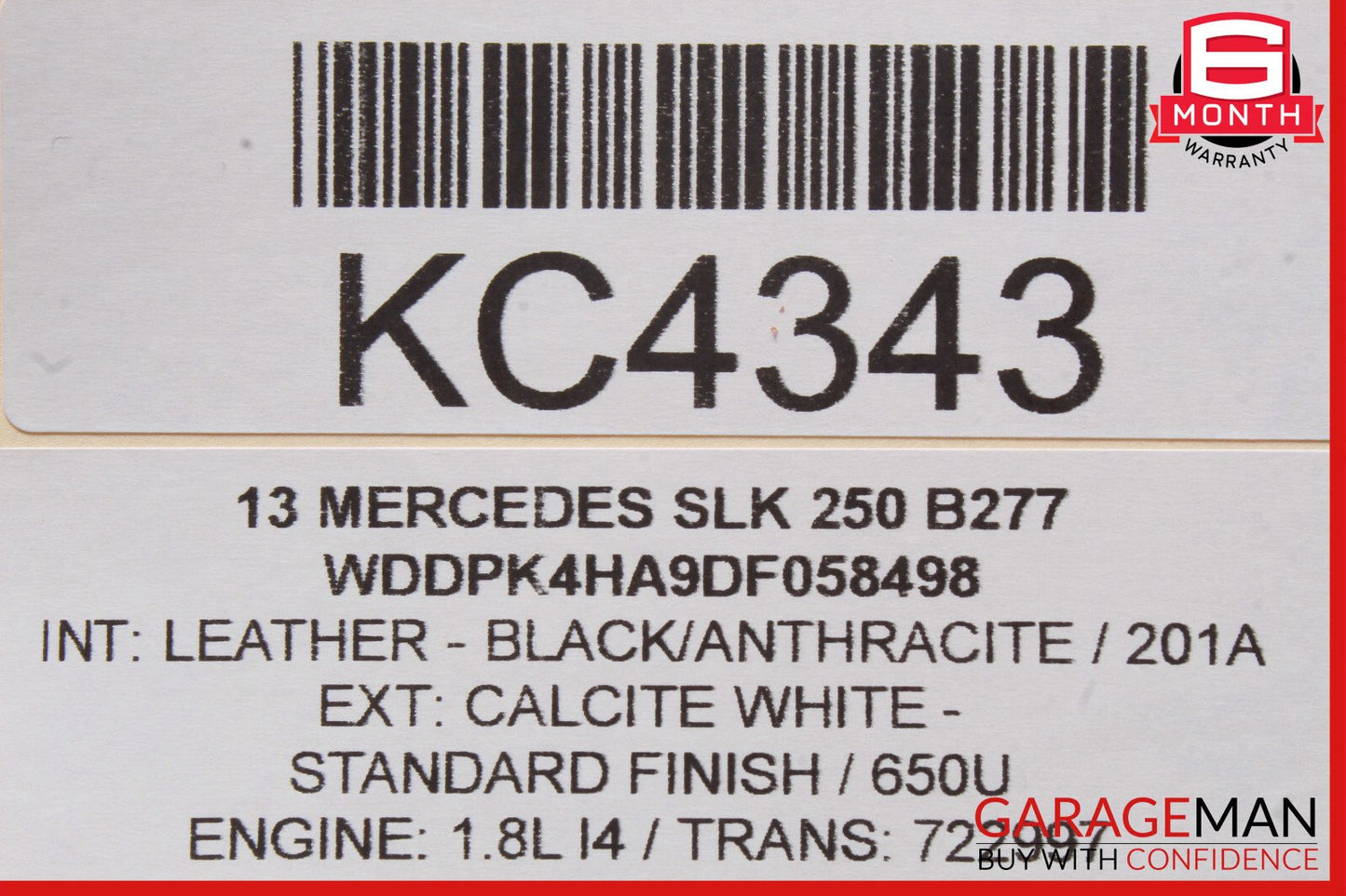 12-13 Mercedes R172 SLK250 SLK350 SLK55 AC A/C Heater Climate Control OEM