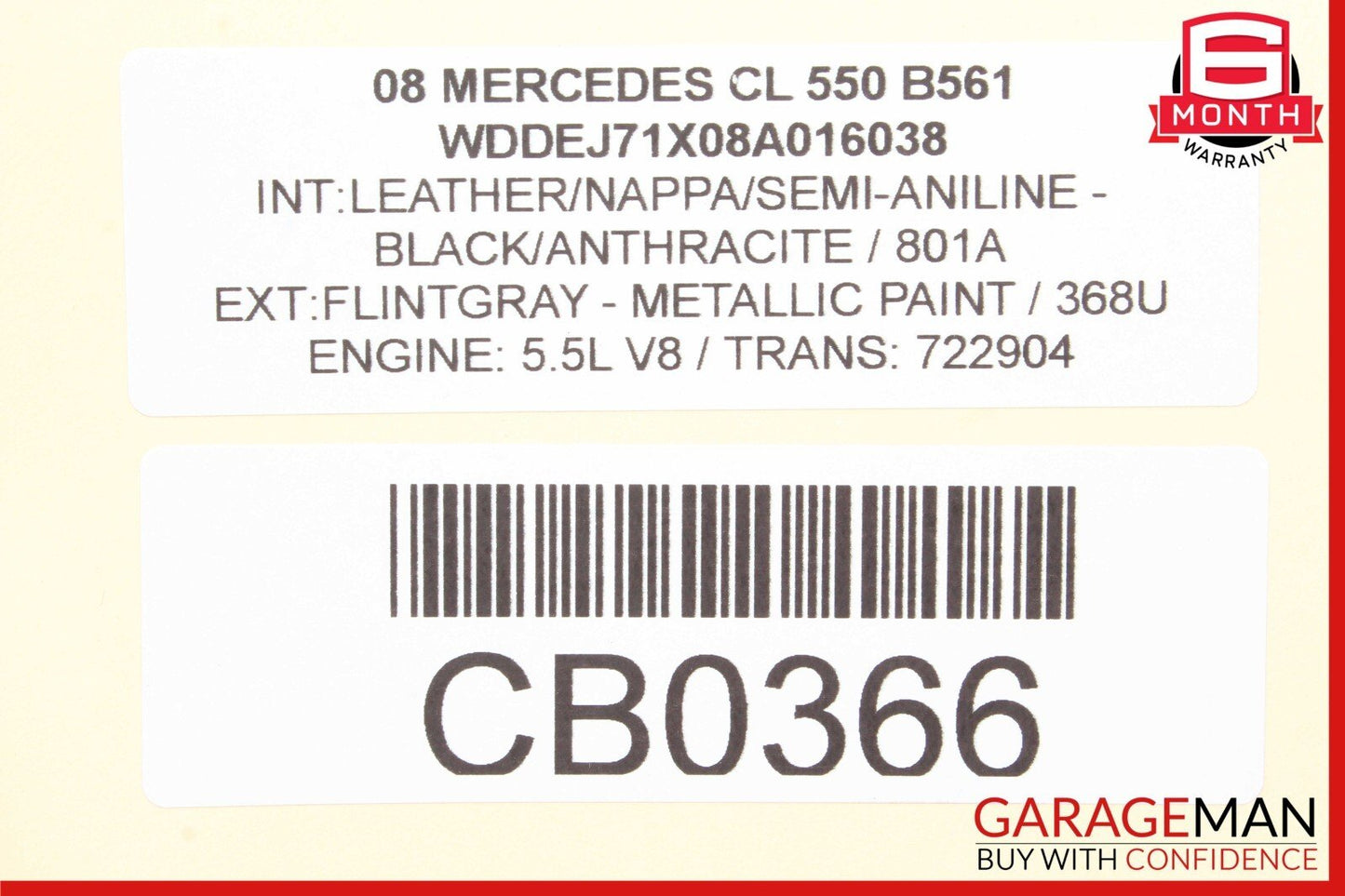07-09 Mercedes W216 CL550 CL600 S550 Rear Trunk SAM Fuse Box Module Assembly OEM