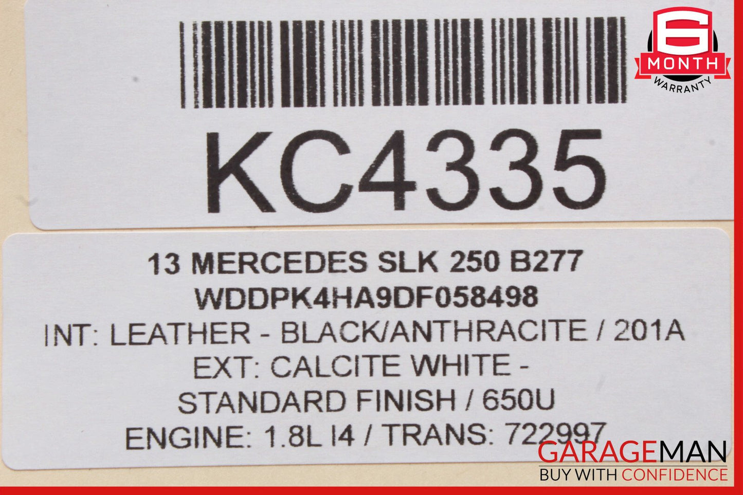 12-20 Mercedes R172 SLK350 SLC300 Front Dashboard AC A/C Air Vent Trim Cover