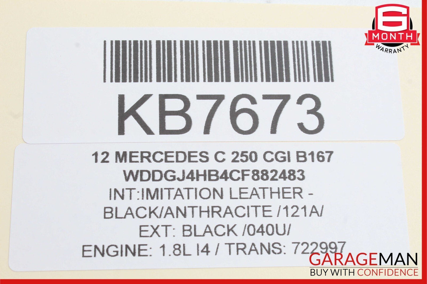 12-14 Mercedes W204 C250 C63 Gear Shift Selector Indicator Knob Boot Assembly