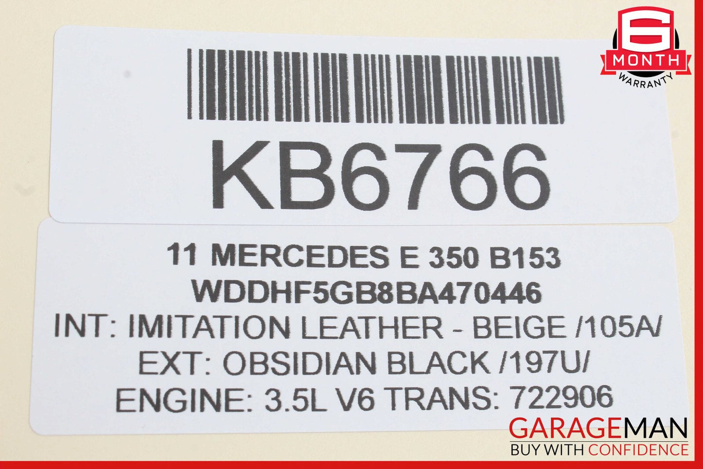 10-13 Mercedes W212 E350 Front Left Side Mirror Door Rear View OEM