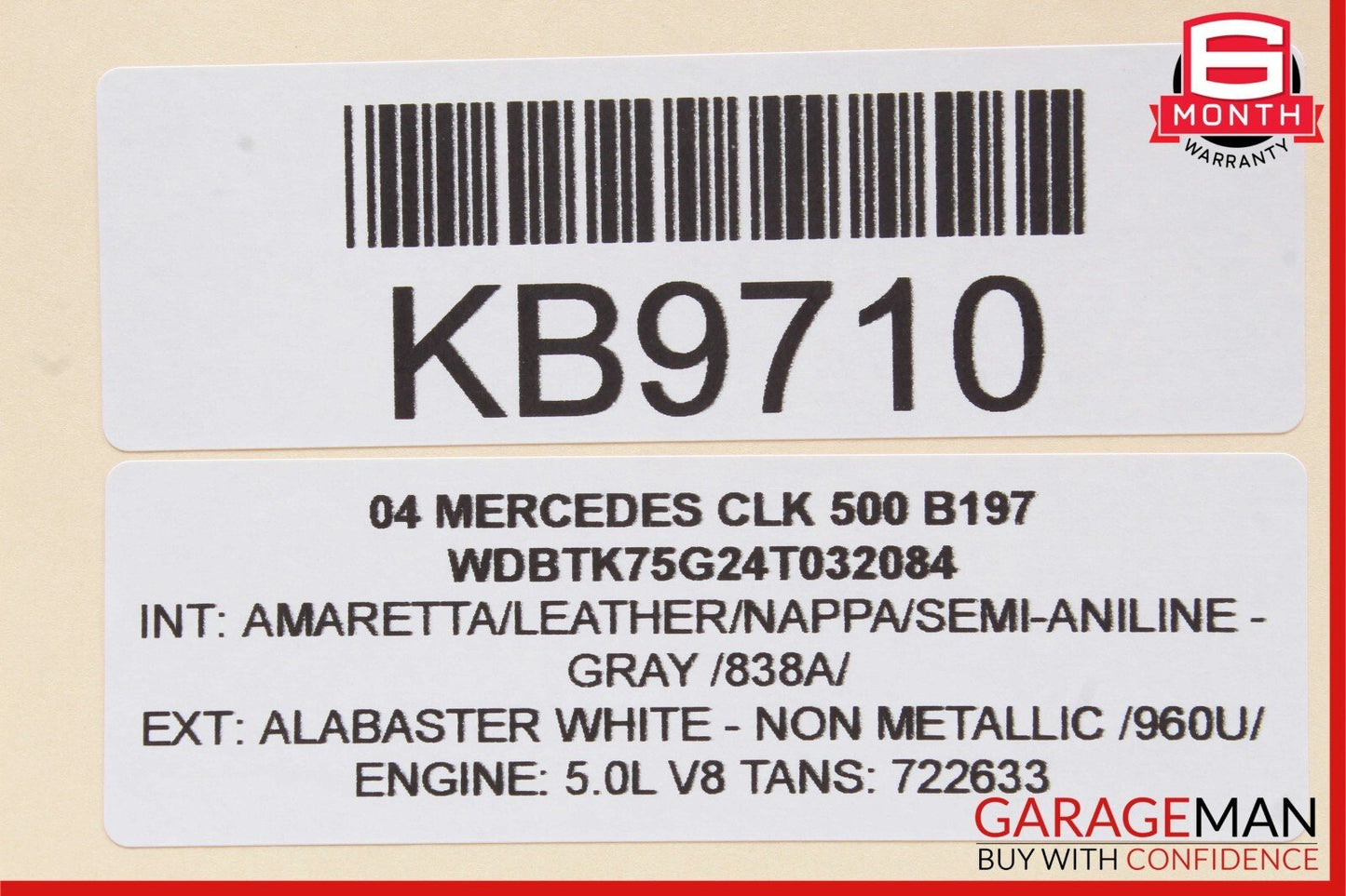 03-12 Mercedes GL350 GL450 E350 SLK350 Front Right Seat Controller Module Unit